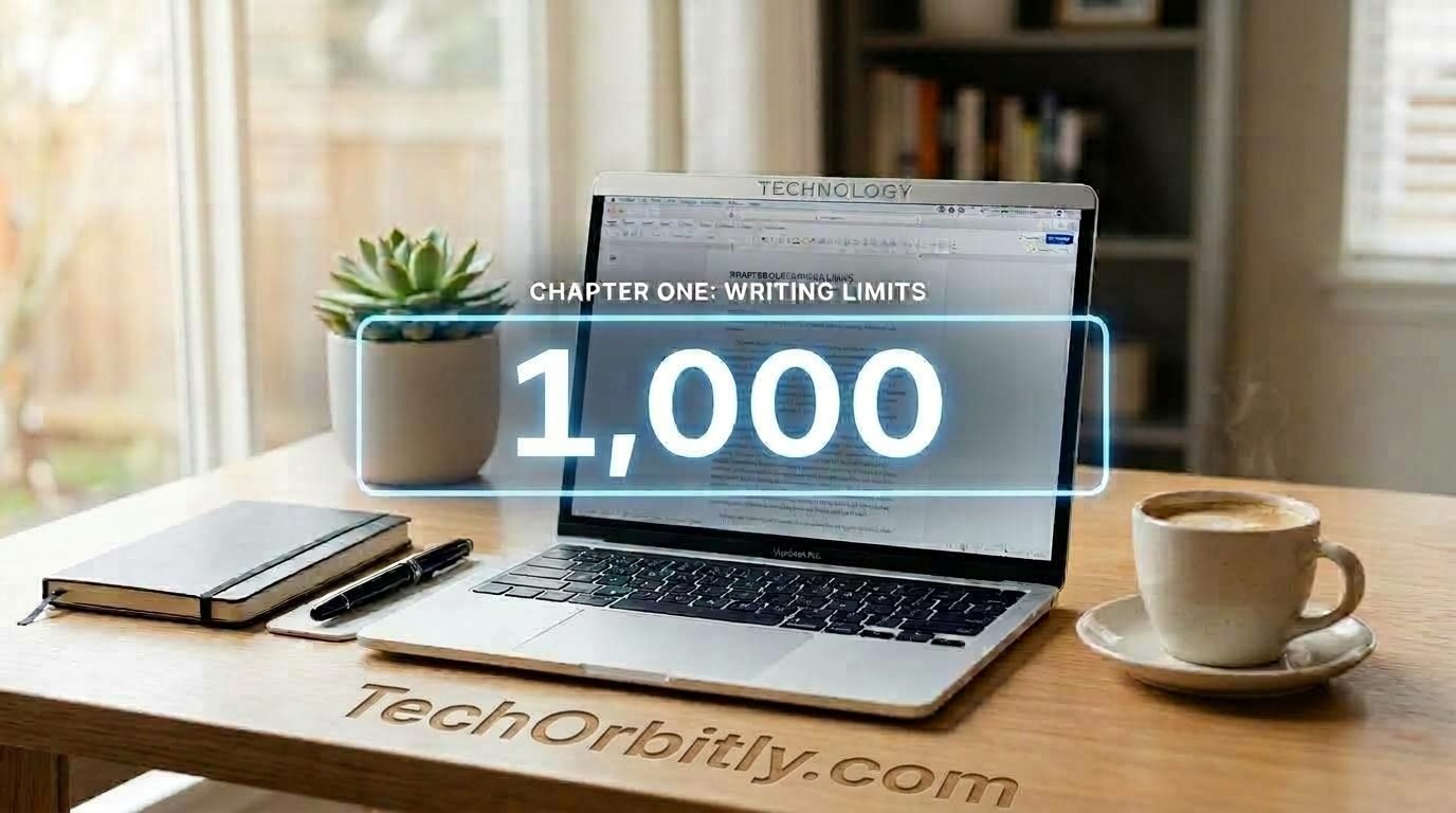 A text box with a 1,000 character limit and a character counter